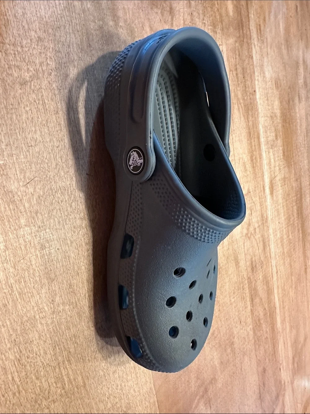 Kids Slip-On Crocs in Slate Grey